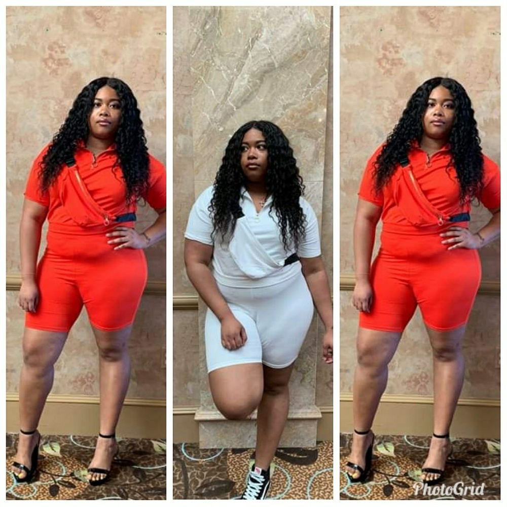 Plus Size Biker Set W/ Fannie Pack